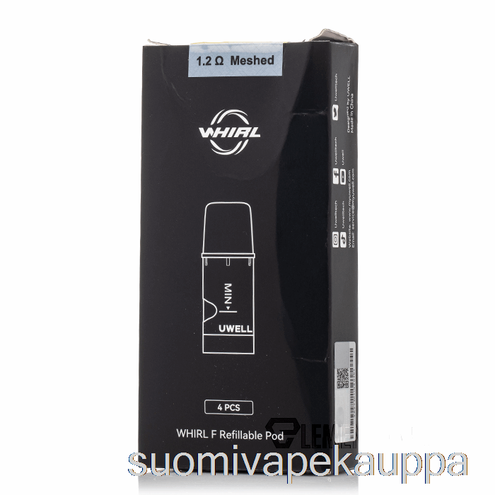 Vape Box Uwell Whirl F Vaihtokotelot 1.2ohm Verkkokaukalot